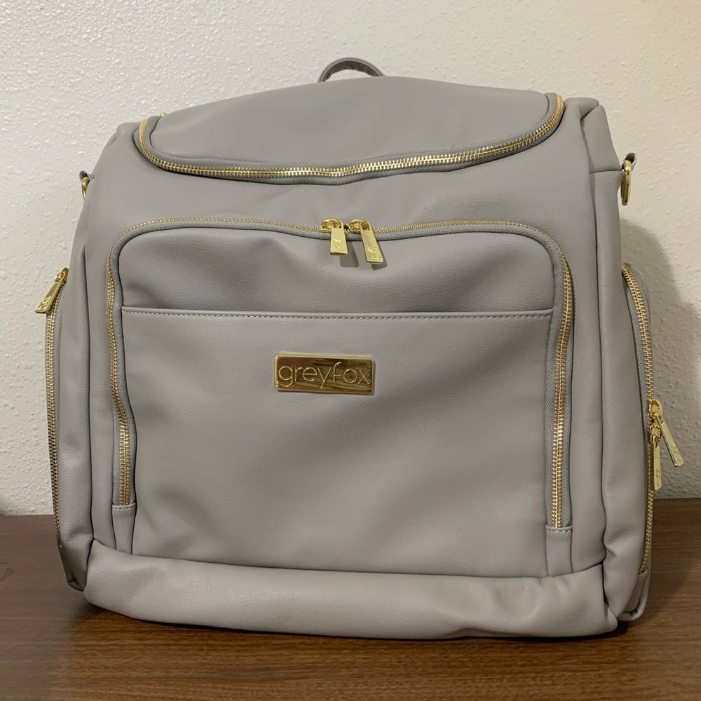 Grey Fox Backpack Diaper bag